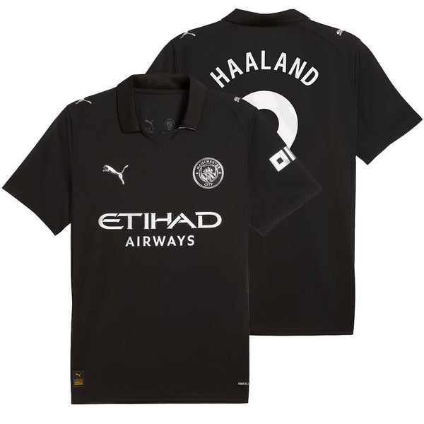 PUMA Men's Manchester City 2025/26 Away Jersey w/ Haaland #9
