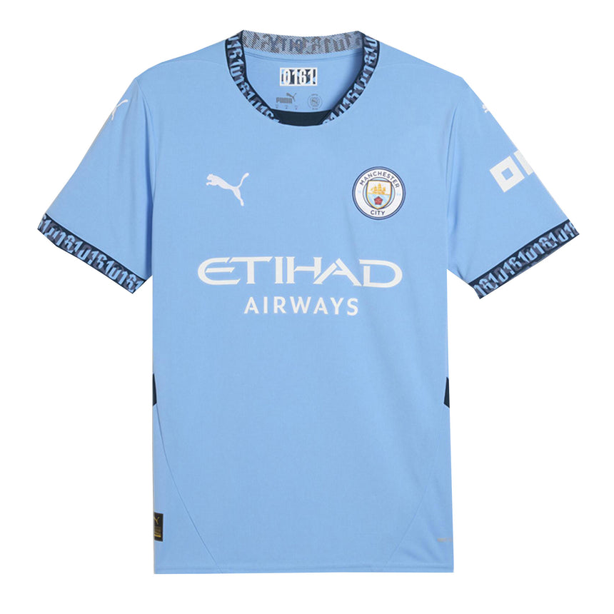 PUMA Men's Manchester City Home 2024/25 Jersey Light Blue/Marine Blue Front