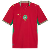 PUMA Men's Morocco Home World Cup 2026 Jersey Red/Victory Gold Front