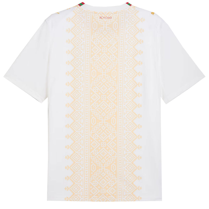 PUMA Men's Morocco World Cup 2026 Away Jersey White/Victory Gold Back