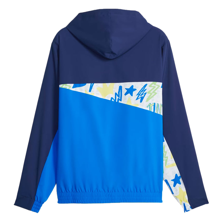 PUMA Men's Neymar 2023/24 INS Woven Top Blue Back