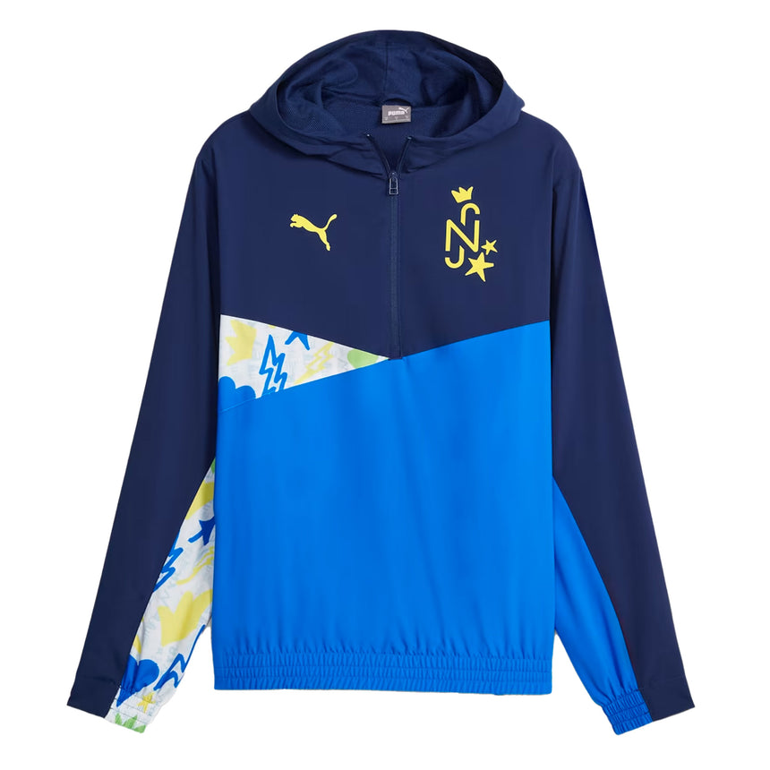 PUMA Men's Neymar 2023/24 INS Woven Top Blue Front