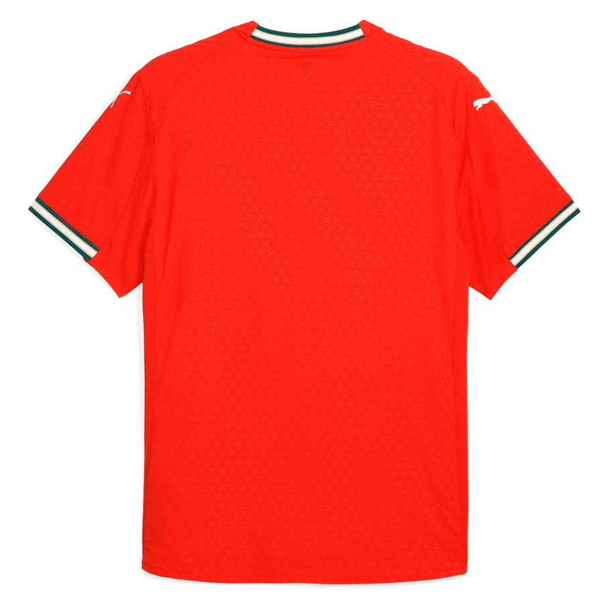 PUMA Men's Portugal 2025/25 Authentic Home Jersey Red Back
