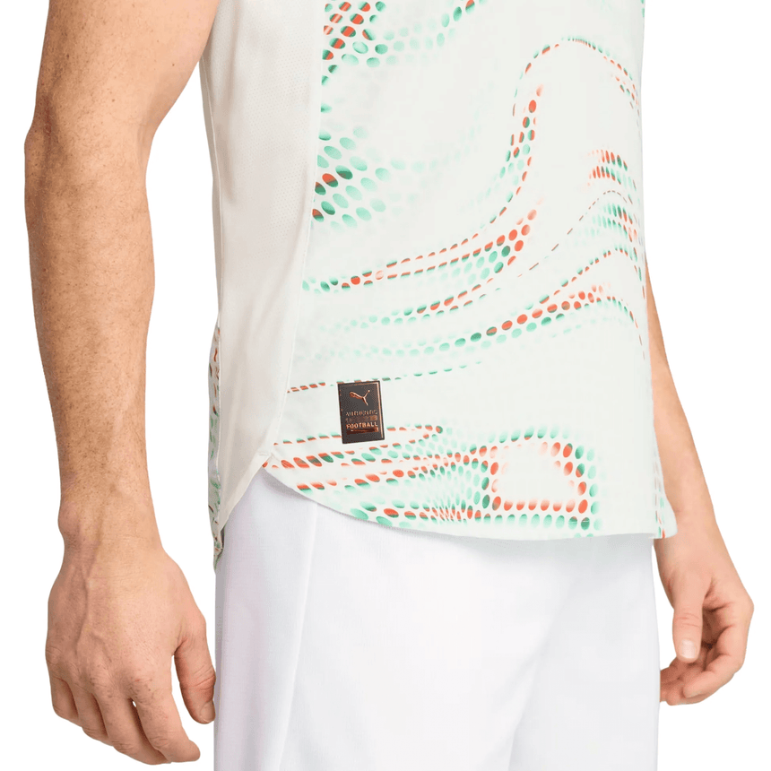 PUMA Men's Portugal 2025/26 Authentic Away Jersey White/Green/Red Badge