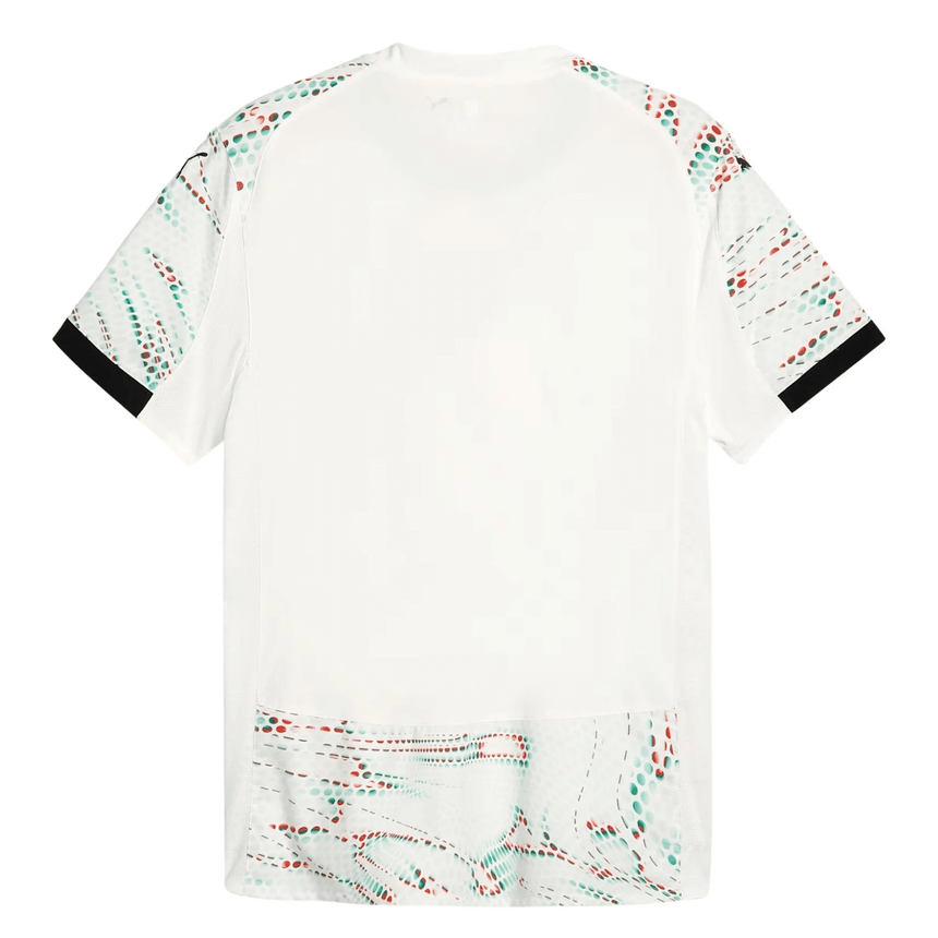 PUMA Men's Portugal 2025/26 Authentic Away Jersey White/Green/Red Back