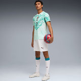 PUMA Men's Portugal World Cup 2026 Authentic Away Jersey White/Green Lagoon Model