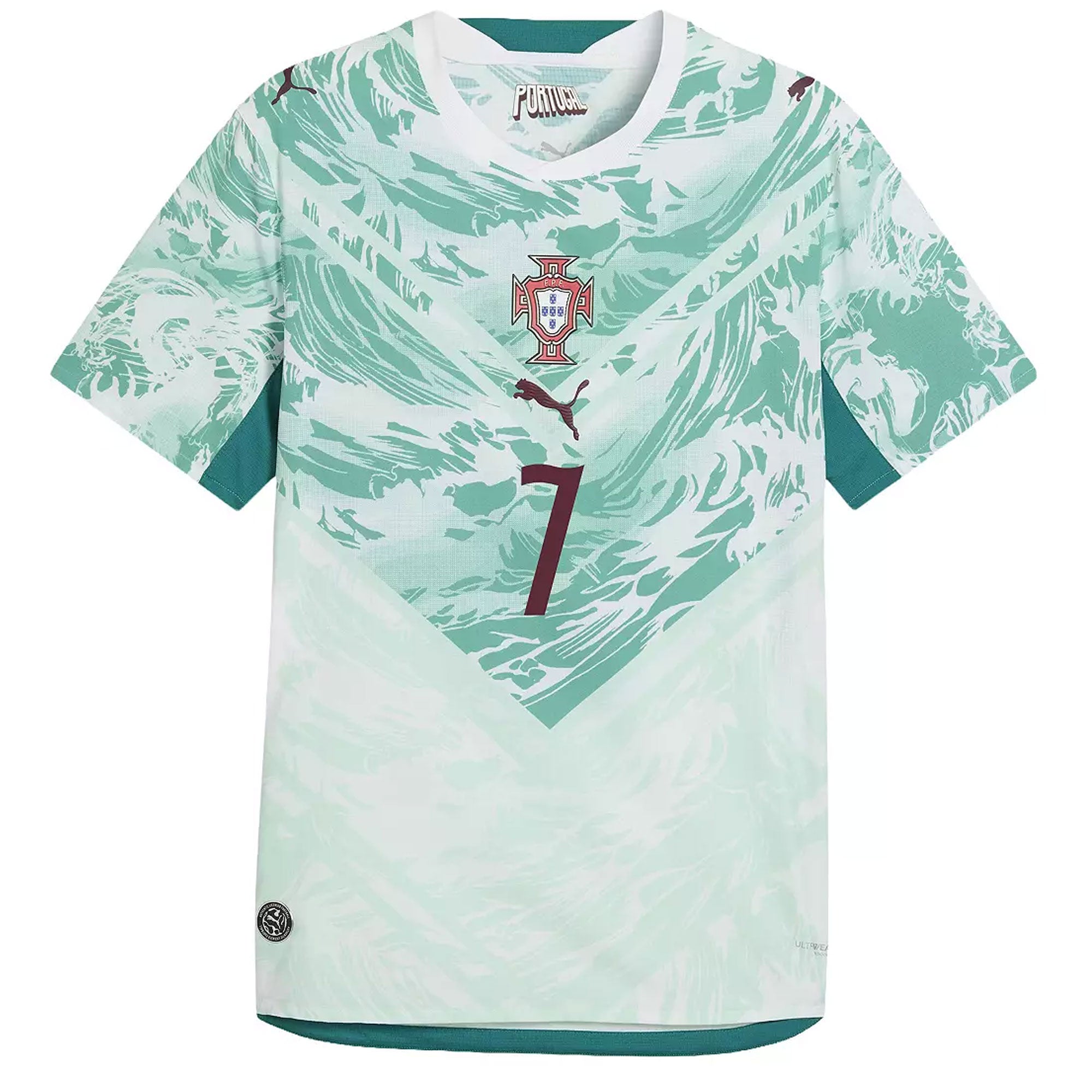正規品 サッカーポルトガル代表2026W杯 RONALDO 7 シャツ M PUMA Portugal Men's Away Authentic Soccer Jersey w/ Ronaldo #7