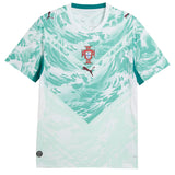PUMA Men's Portugal World Cup 2026 Away Jersey White/Green Lagoon Front