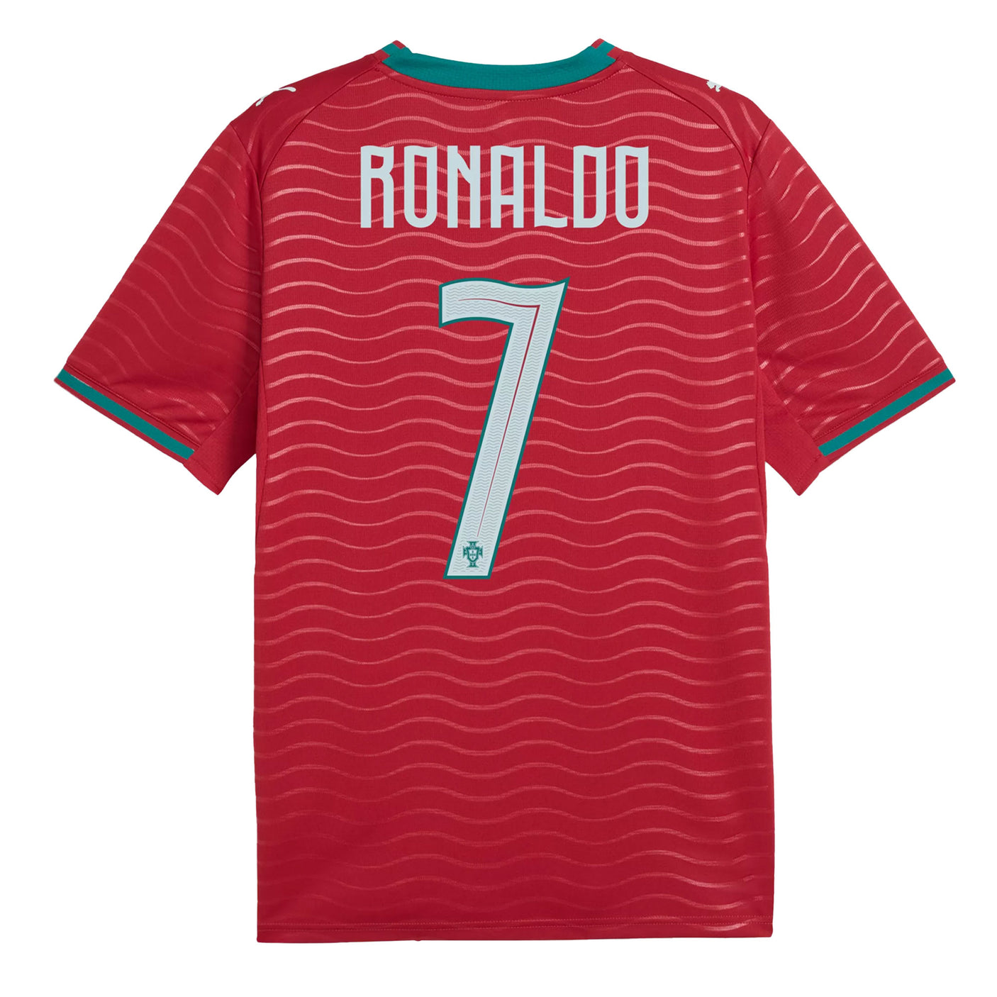 PUMA Mens Portugal World Cup 2026 Home Jersey w/ Ronaldo #7 Printing Back
