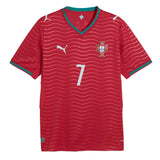 PUMA Mens Portugal World Cup 2026 Home Jersey w/ Ronaldo #7 Printing Front