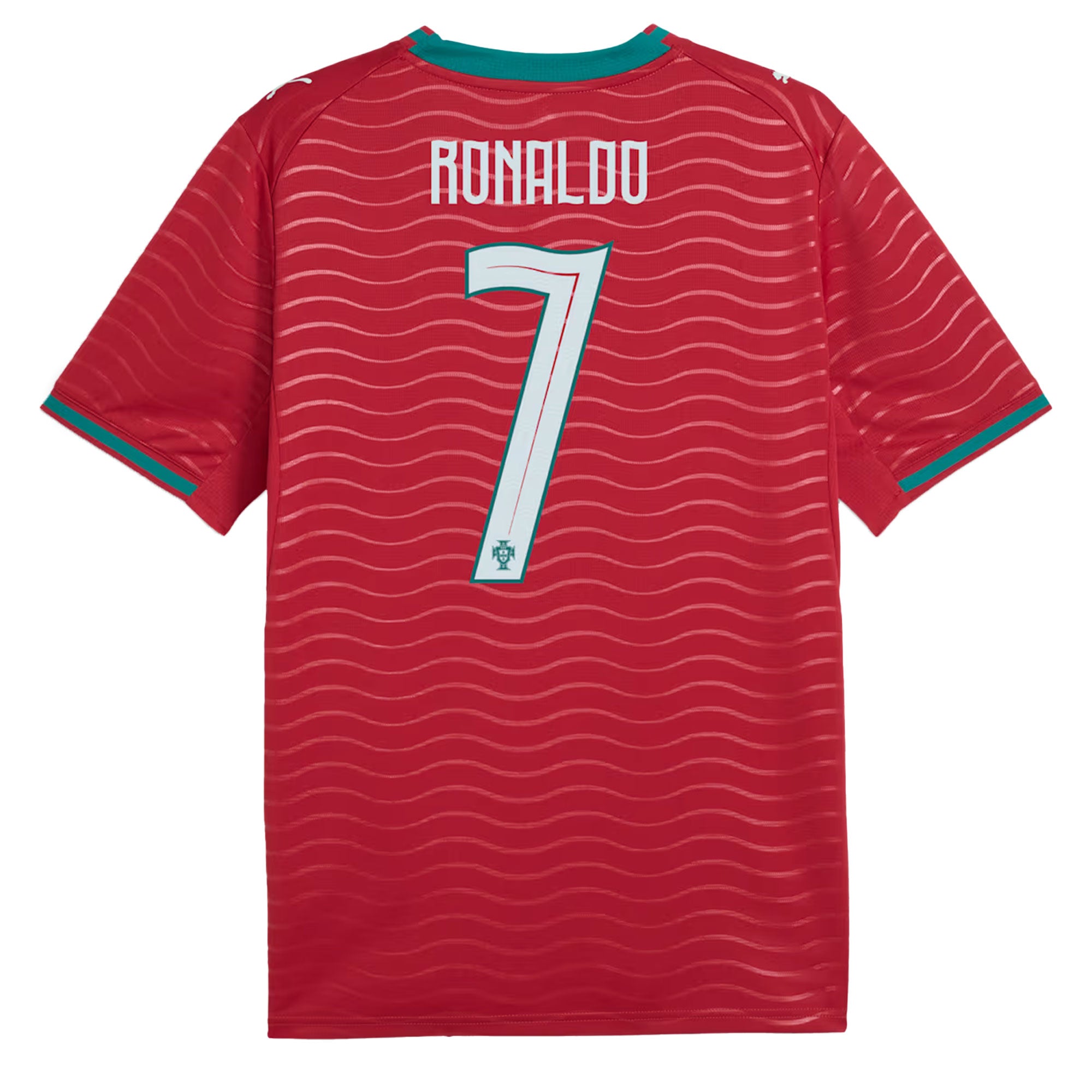 PUMA ポルトガル代表 サッカーユニフォーム 2026 World Cup PUMA Portugal Men's Home Stadium Soccer Jersey w/ Ronaldo #7 World