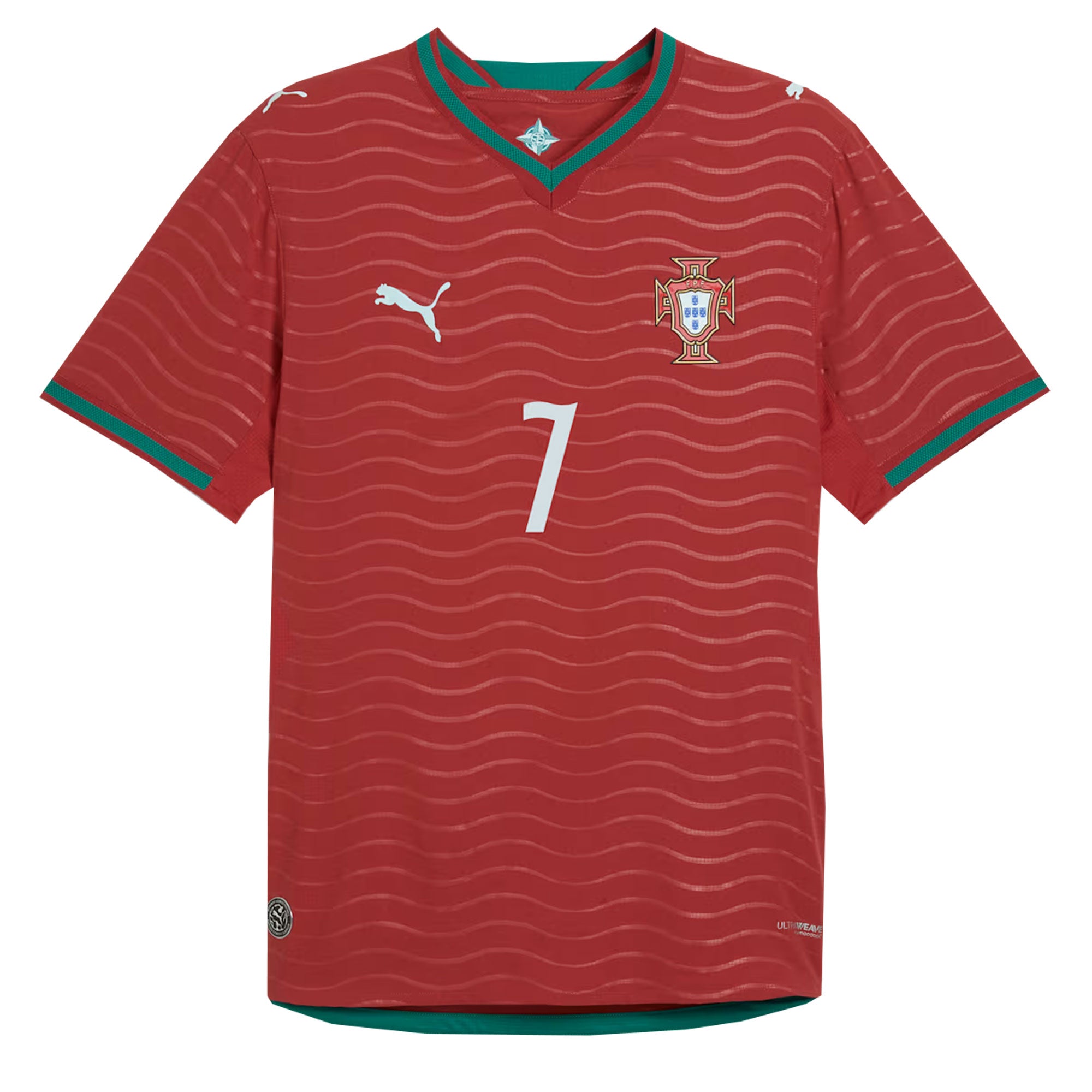 PUMA Portugal RONALDO 7 オーセンティックユニフォーム L PUMA Portugal Men's Home Authentic Soccer Jersey w/ Ronaldo #7