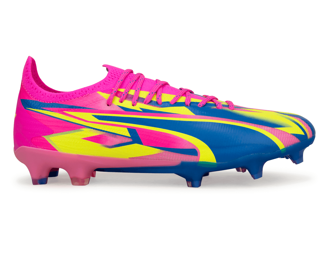 Puma football boots blue and pink shop