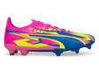 PUMA Men's Ultimate Energy FG/AG Pink/Blue/Yellow
