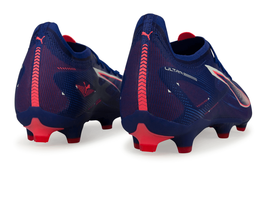 PUMA Men's Ultra 5 Match FG/AG Lapis Lazuli/White Rear