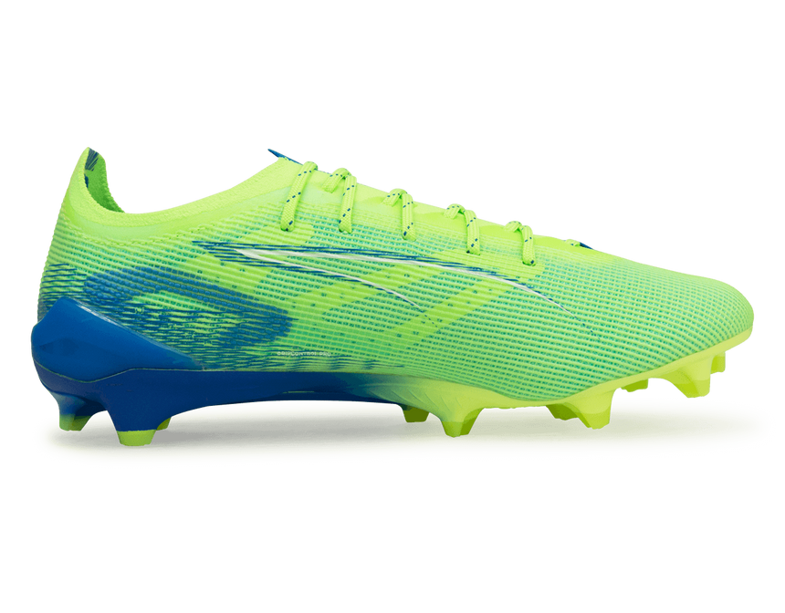 PUMA Men's Ultra 5 Ultimate FG Fizzy Apple/Puma White Side