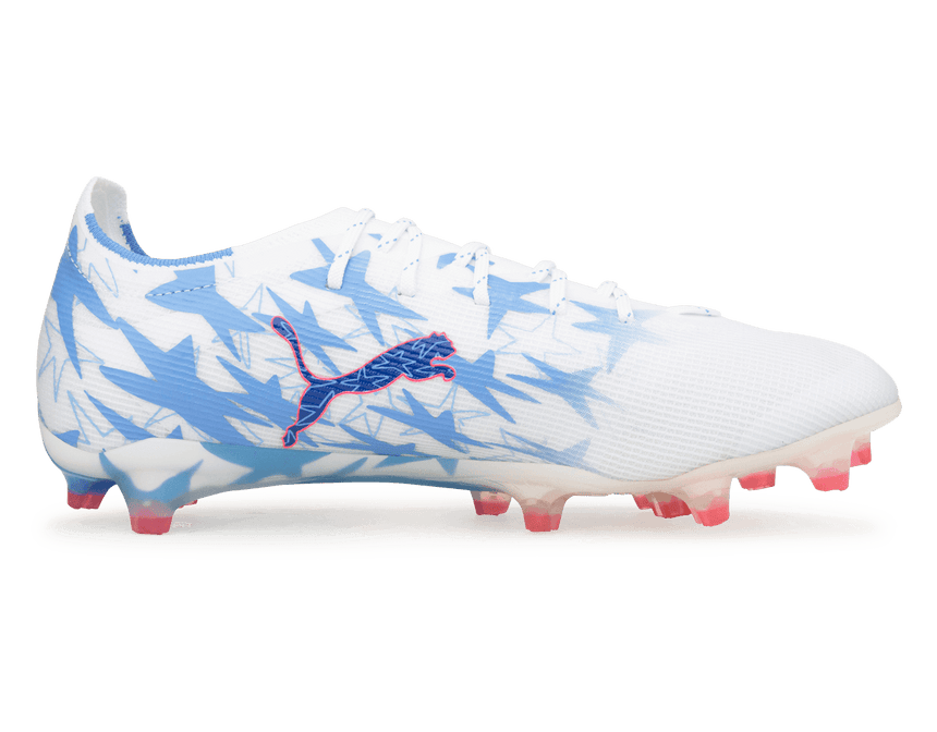 PUMA Men's Ultra 6 Match KIDSUPER x CP FG/AG White/Blue Side