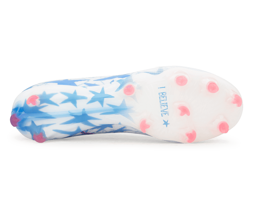 PUMA Men's Ultra 6 Match KIDSUPER x CP FG/AG White/Blue Sole