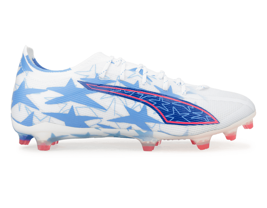 PUMA Men's Ultra 6 Match KIDSUPER x CP FG/AG White/Blue
