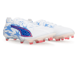 PUMA Men's Ultra 6 Match KIDSUPER x CP FG/AG White/Blue Together