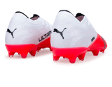 PUMA Men's Ultra Nitro 7 Match FG/AG Red/Black/White Heel