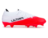 PUMA Men's Ultra Nitro 7 Match FG/AG Red/Black/White Side