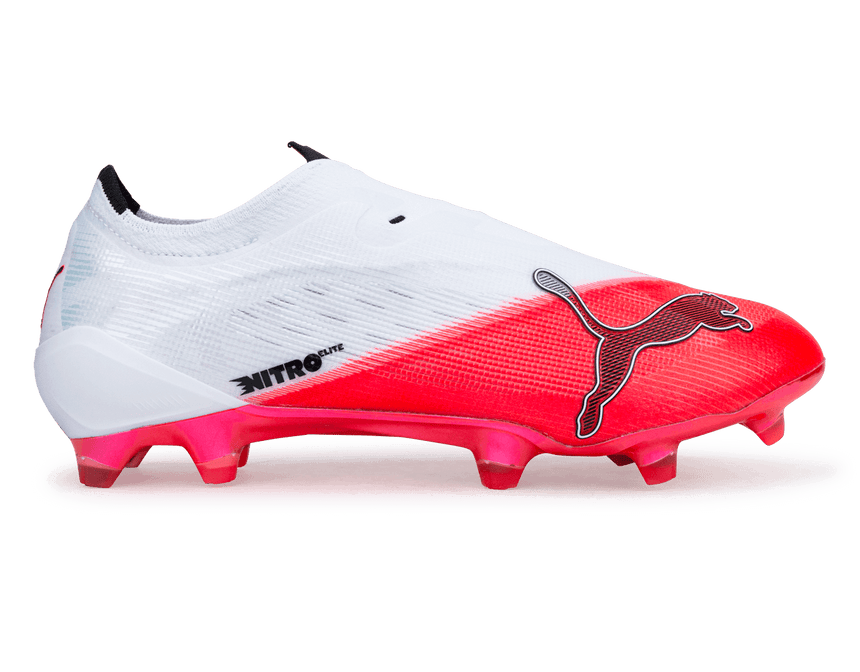 PUMA Men's Ultra Nitro 7 Ultimate Laceless FG Red/Black/White