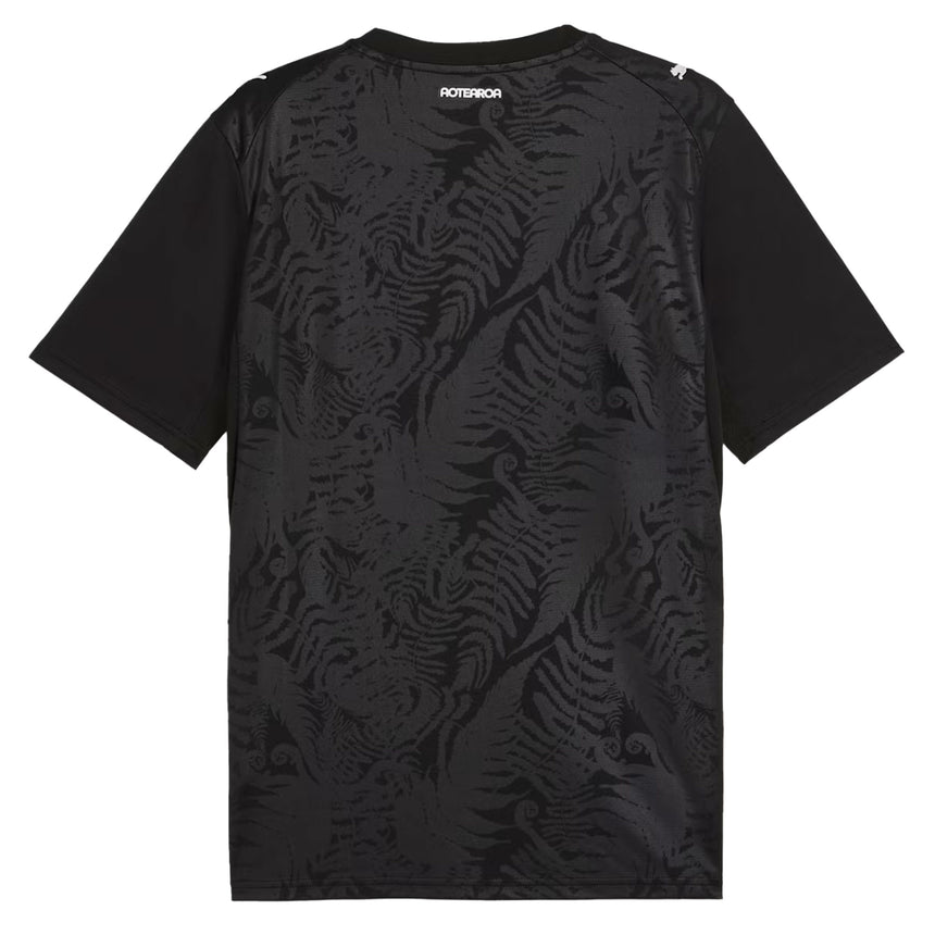 PUMA New Zealand Men's Home Stadium 2026 Jersey Black/Silver Back