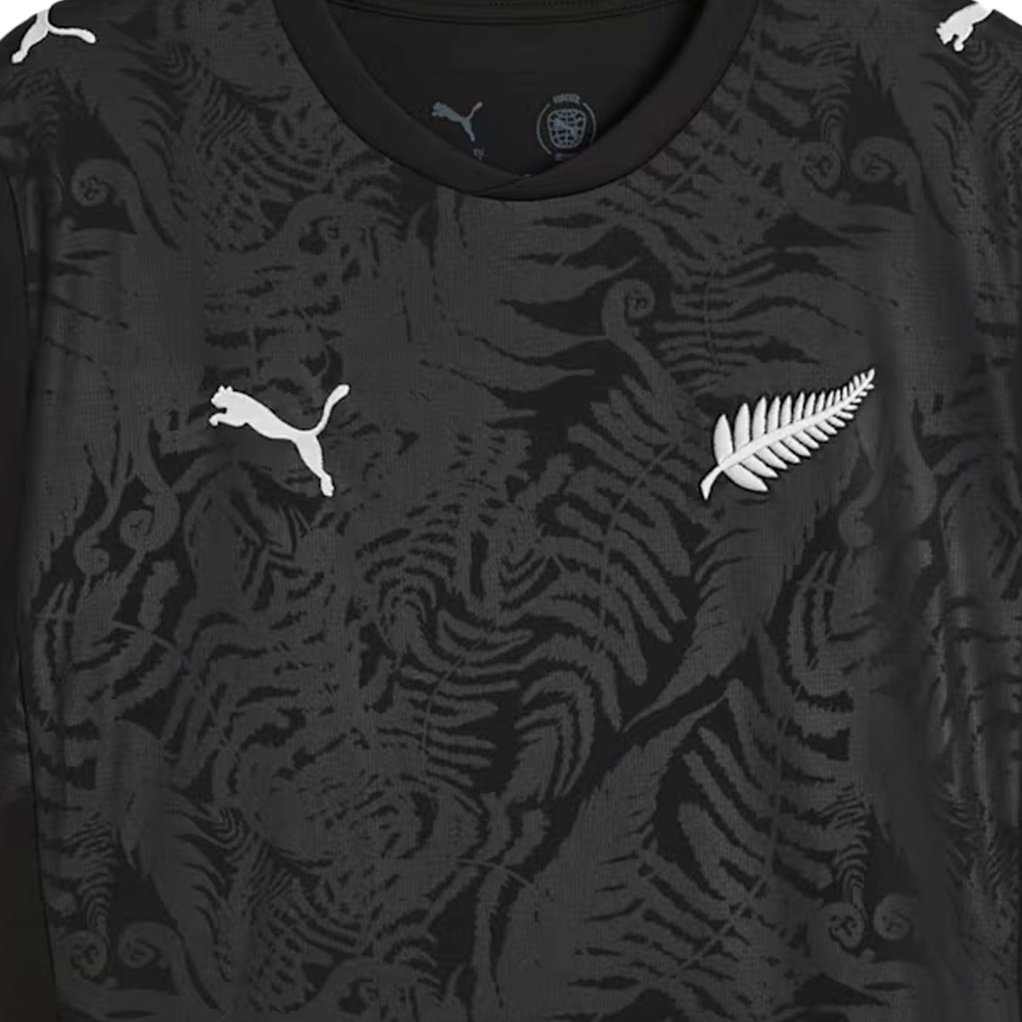 PUMA New Zealand Men's Home Stadium 2026 Jersey Black/Silver