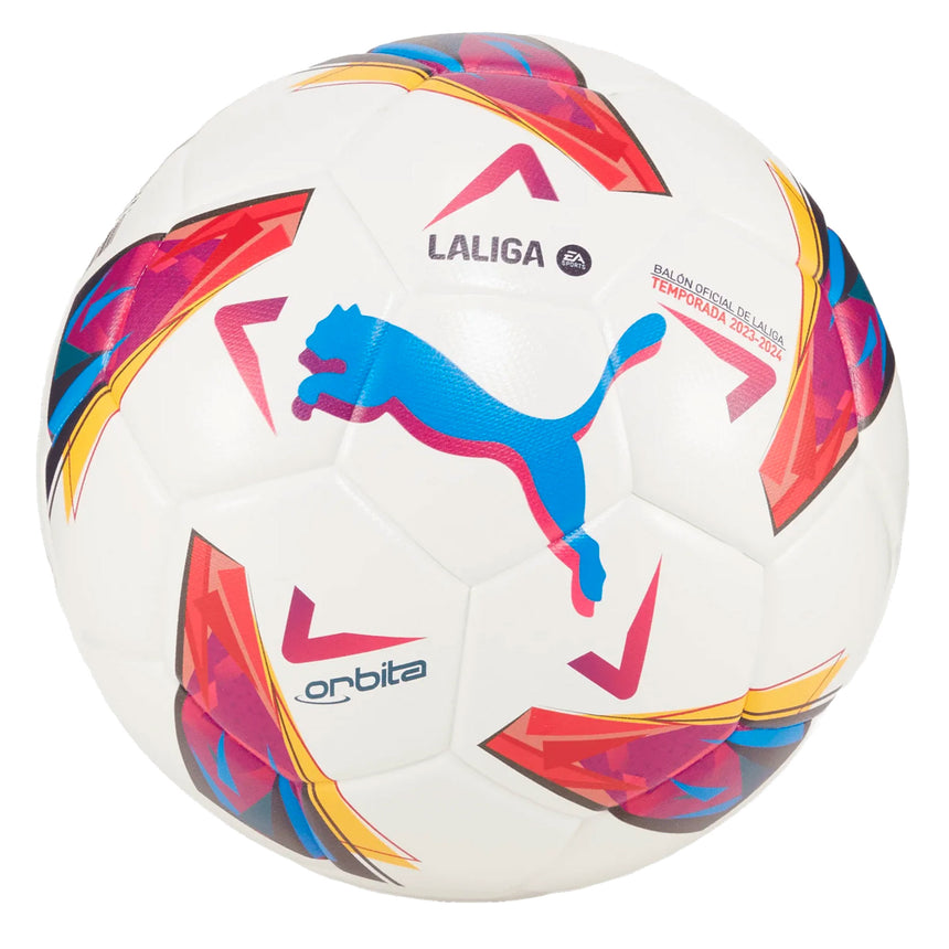 PUMA Orbita La Liga 1 FIFA Quality Ball White/MultiColor Front