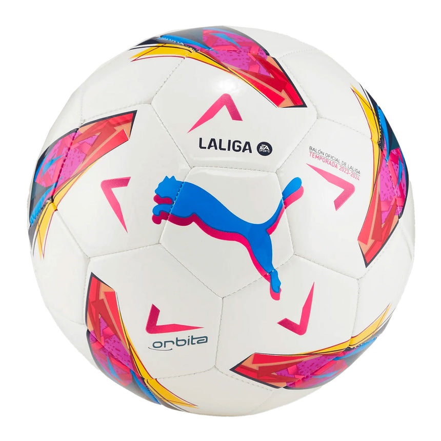 PUMA Orbita La Liga 1 MS Ball White/MultiColor Front