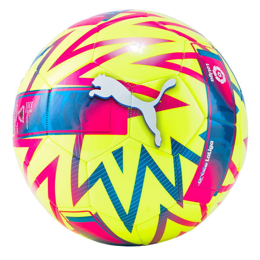 PUMA Orbita La Liga 1 MS Ball Yellow/Purple Back