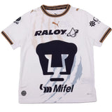 PUMA Pumas UNAM Kids Away Stadium 2026/27 Jersey White/Navy Front