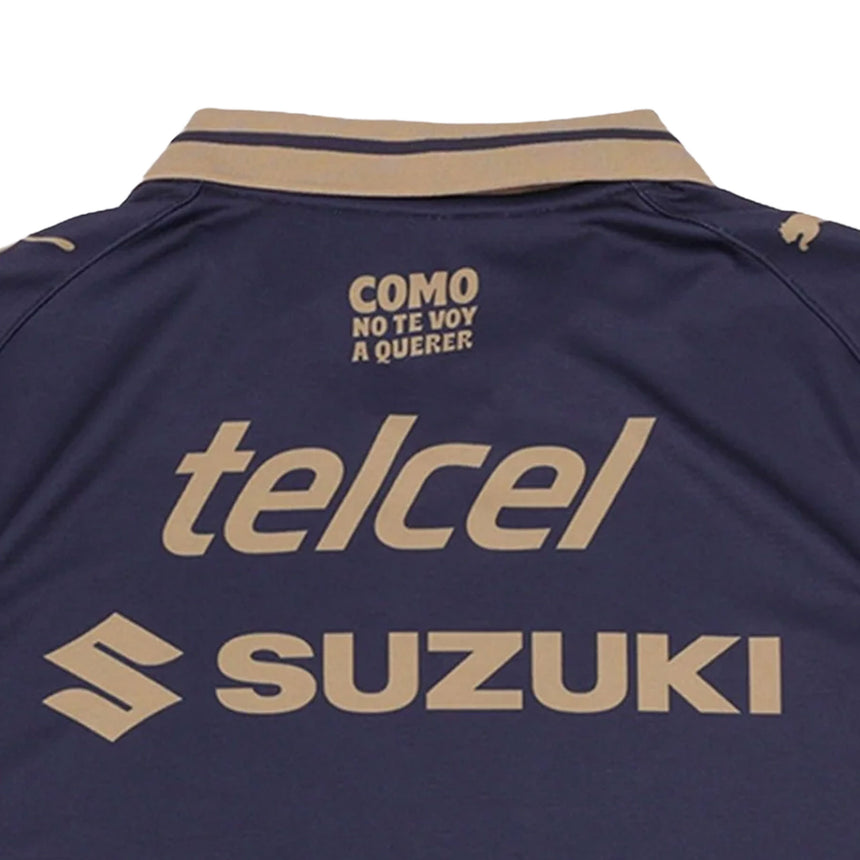 PUMA Pumas UNAM Kids Home Stadium 2026/27 Jersey Navy/Gold Neck