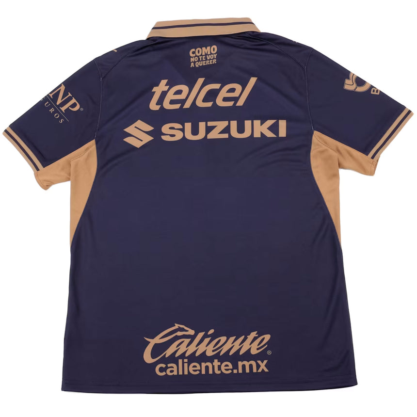 PUMA Pumas UNAM Men's Home Stadium 2026/27 Jersey Navy/Gold Back