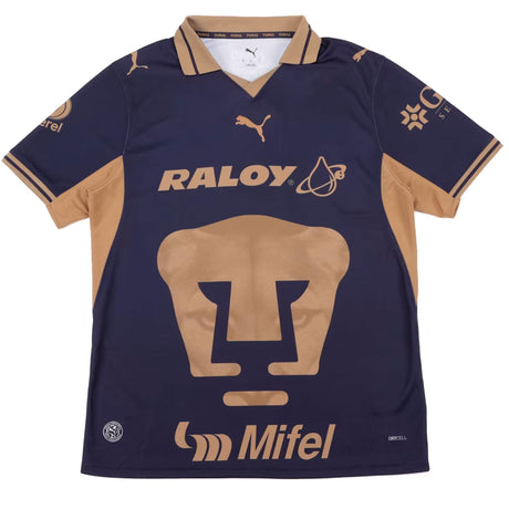 PUMA Pumas UNAM Men's Home Stadium 2026/27 Jersey Navy/Gold Front