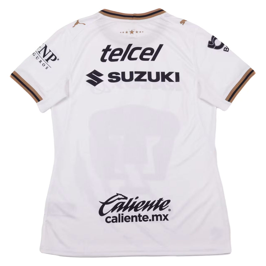 PUMA Pumas UNAM Women's Away Stadium 2026/27 Jersey White Back