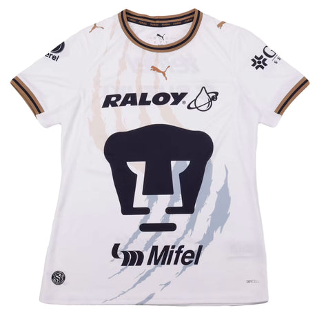 PUMA Pumas UNAM Women's Away Stadium 2026/27 Jersey White Front
