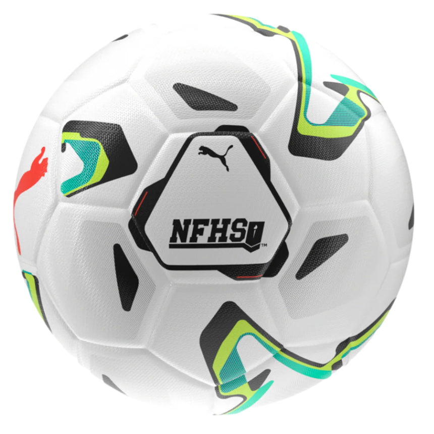 PUMA Stellar Match NFHS Ball White/Yellow Front