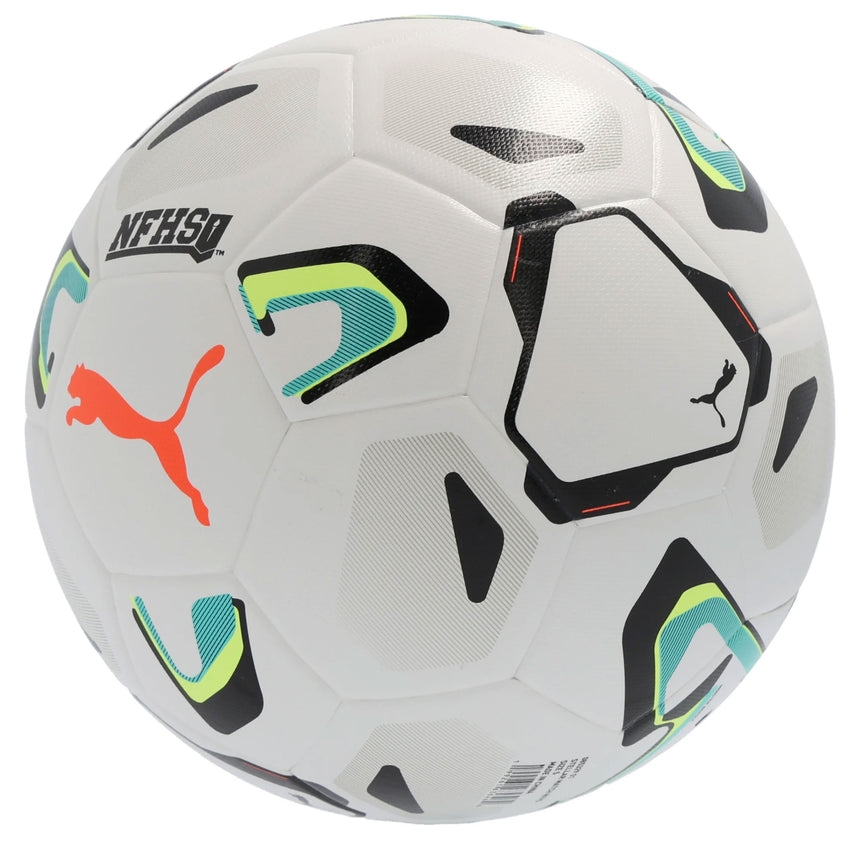 PUMA Stellar Match NFHS Ball White/Yellow Side