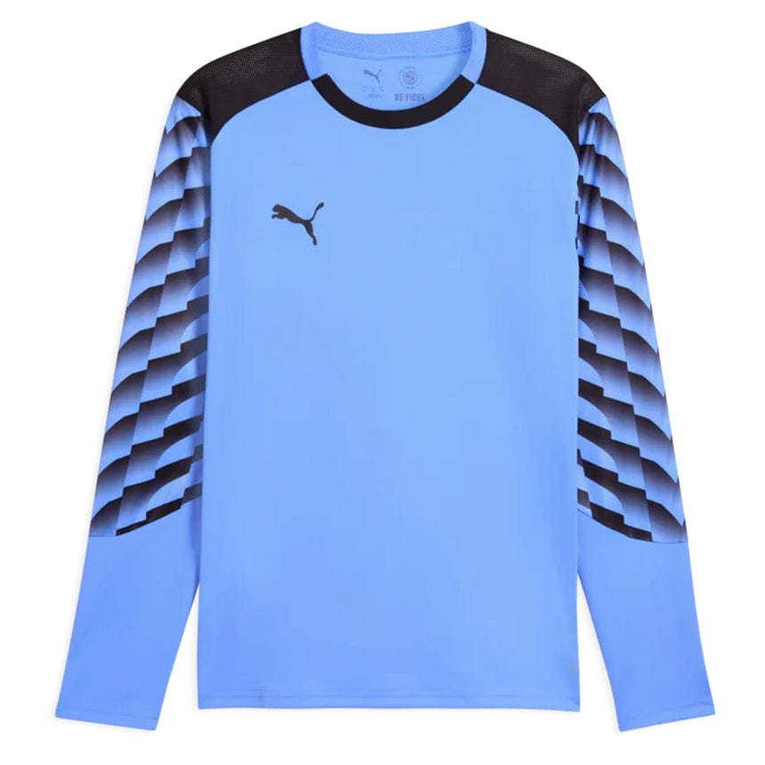 PUMA Teamliga Kids 26 Goalkeeper Long Sleeve Jersey Blue/Black Front