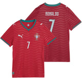 PUMA Women's Portugal World Cup 2026 Home Jersey w/ Ronaldo #7 Printing Both
