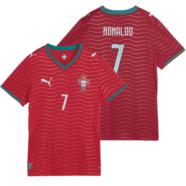 2026 Portugal jersey ポルトガル代表 2026 ホーム 大人 PUMA Portugal Women's Home Stadium Soccer Jersey w/ Ronaldo #7