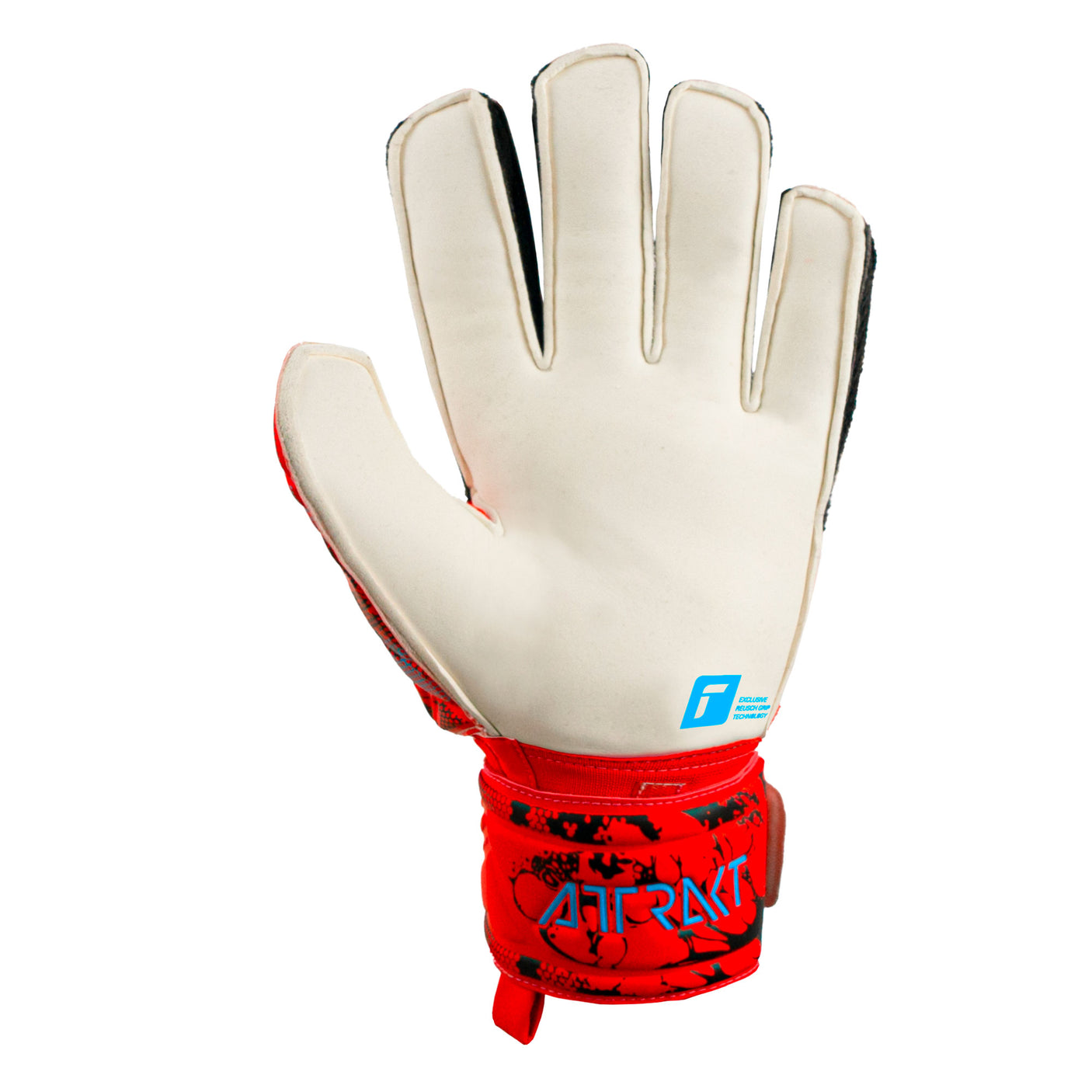 Reusch Attrakt Grip Goalkeeper Gloves Red Back