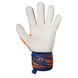 Reusch Attrakt Solid Goalkeeper Gloves Shocking Orange/Energize Blue Back