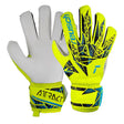 Reusch Kids Attrakt Solid Goalkeeper Gloves Safety Yellow/Future Blue Both