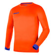 Reusch Kids Match Long Sleeve Padded Goalkeeper Jersey Orange/Blue Front