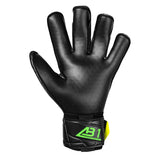 Reusch Men's Attrakt AB1 Duo Goalkeeper Gloves Black/Safety Yellow Back