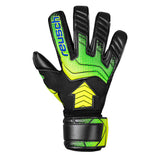 Reusch Men's Attrakt AB1 Duo Goalkeeper Gloves Black/Safety Yellow Front