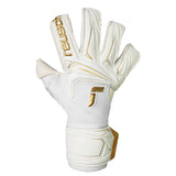 Reusch Men's Attrakt AB1 Duo Goalkeeper Gloves White/Gold Front